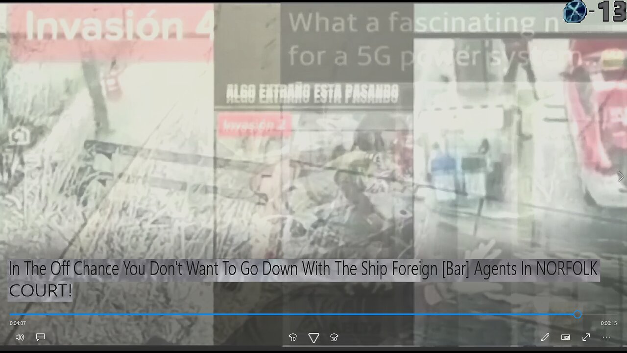 In The Off Chance You Don't Want To Go Down With The Ship Foreign [Bar] Agents In NORFOLK COURT!