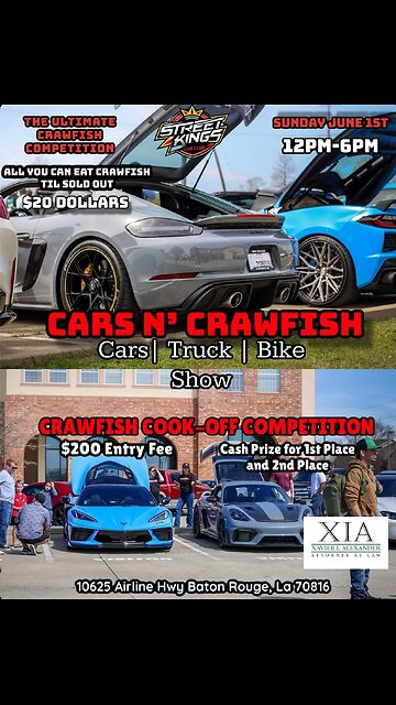 250601 Street Kings - Cars N’ Crawfish - Jus Da Bikes