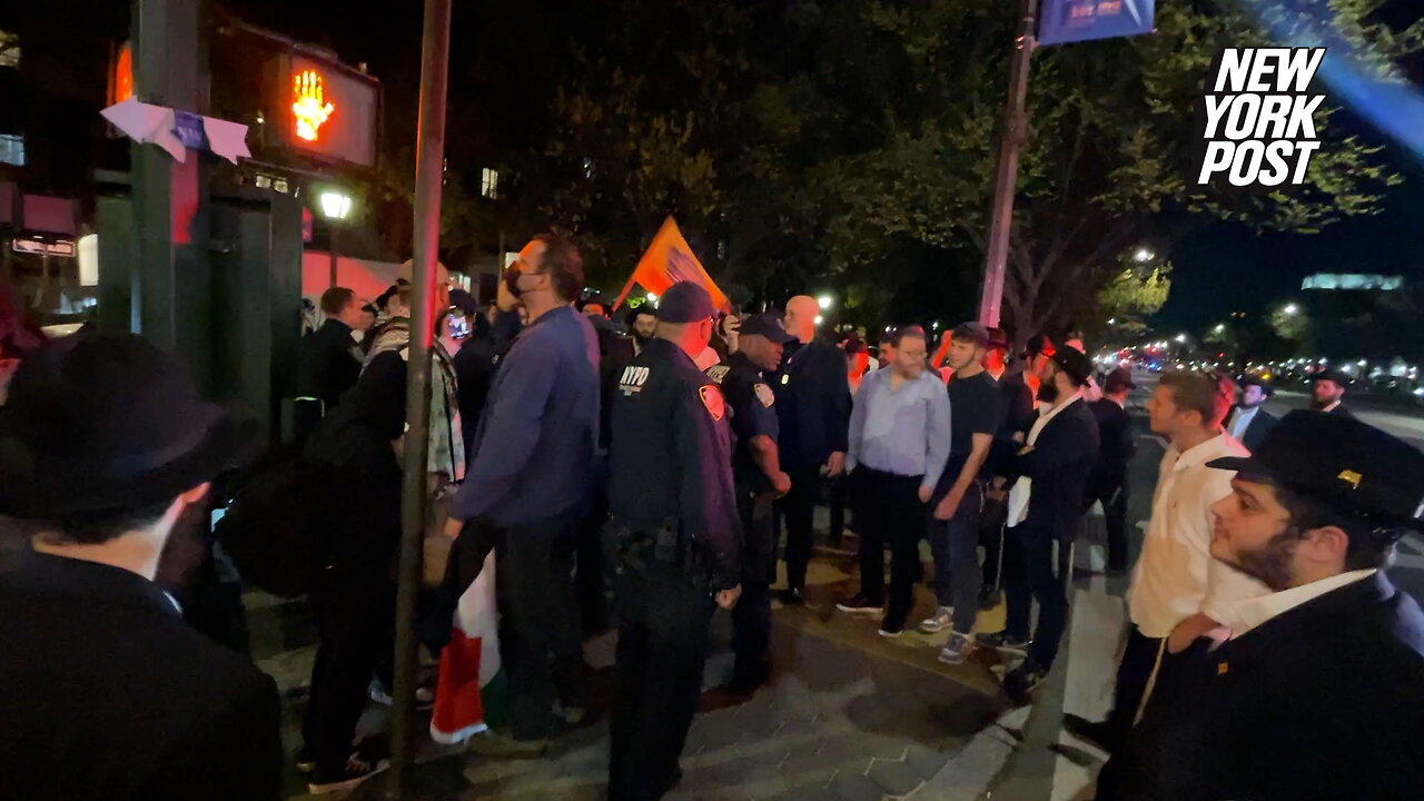 Anti-Israel protesters clashed with Hasidic Jewish community in Brooklyn