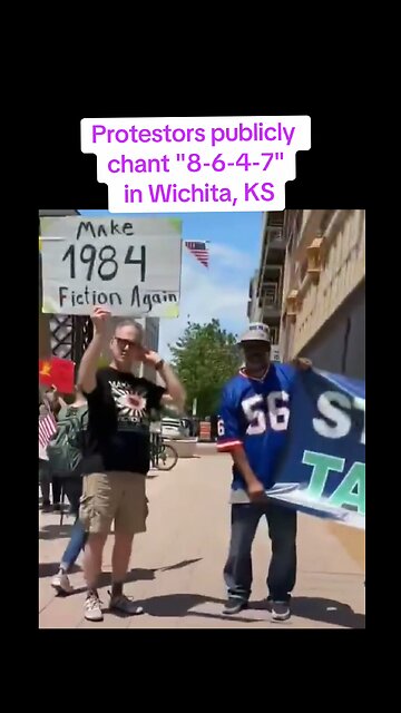 ⚠️🚨 PROTESTORS CHANT 8647 IN KANSAS