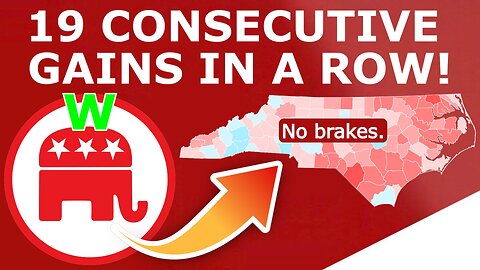 Republicans KEEP GAINING in North Carolina!