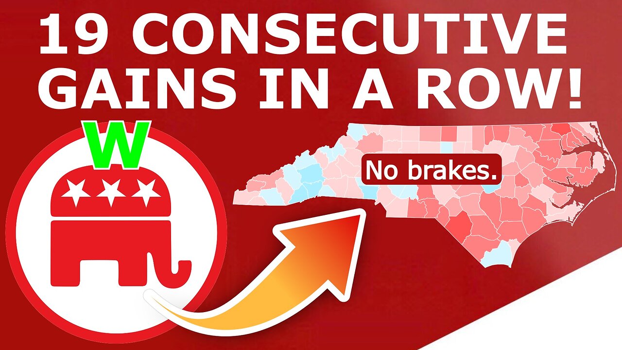 Republicans KEEP GAINING in North Carolina!