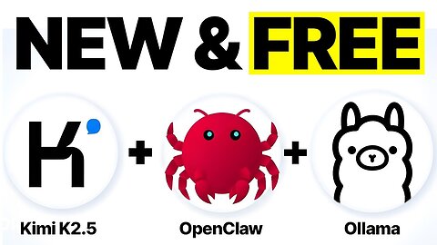 OpenClaw + Ollama + Kimi K2.5 is INSANE (FREE!)
