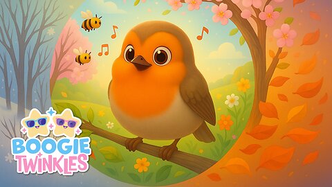 Toddler Songs About Birds | The Little Robin Song | Boogie Twinkles Nursery Rhymes & Kids Songs