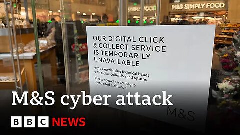 Marks & Spencer says customer data stolen in cyber attack | BBC News