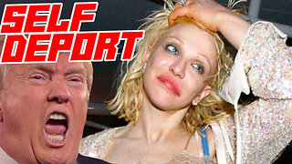 Courtney Love Latest Washed Up Loser To Leave US Over Trump