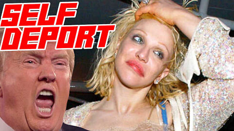 Courtney Love Latest Washed Up Loser To Leave US Over Trump