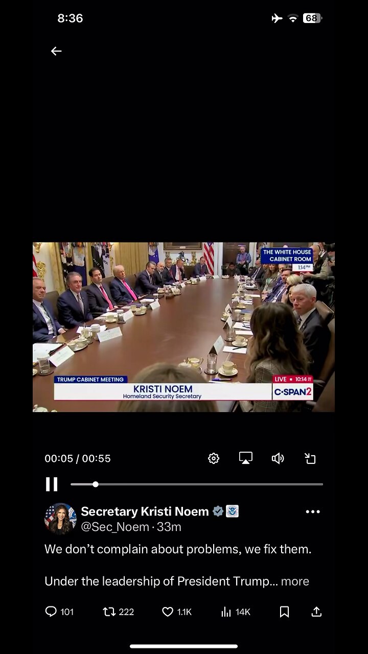 Sec Kristi Noem 02/12/2025