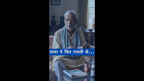 पापा ने फिर गलती से...