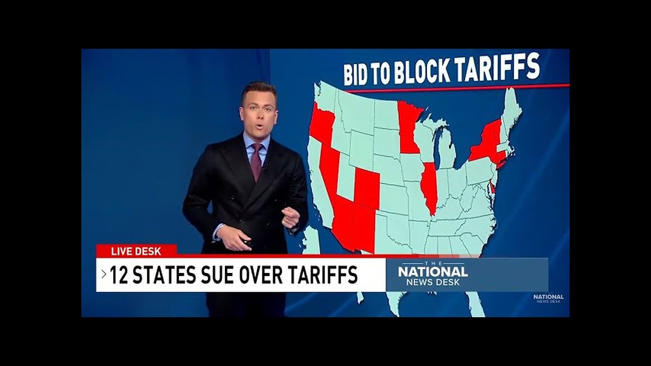 12 states sue Trump administration over tariffs