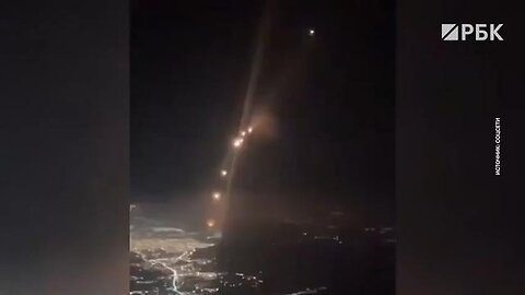 "Caught on Camera: British Airways Pilot Films Iranian Rockets Mid-Flight to Dubai"