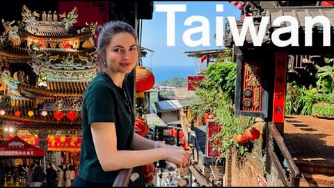 "Taiwan VLOG: Exploring Taipei, Jiufen, Night Markets, Boba, Teahouses, & bein' silly"