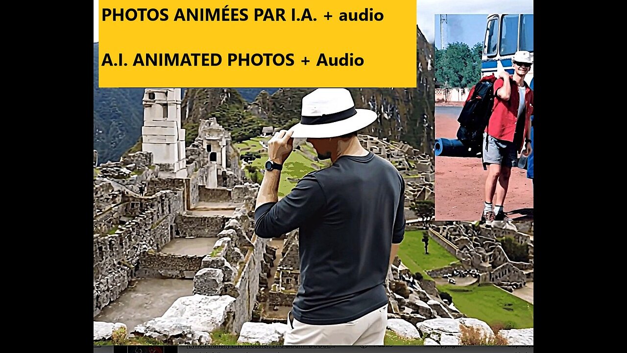 (Update) Photos animées par I.A. (Plus audio) Animated photos with A.I.
