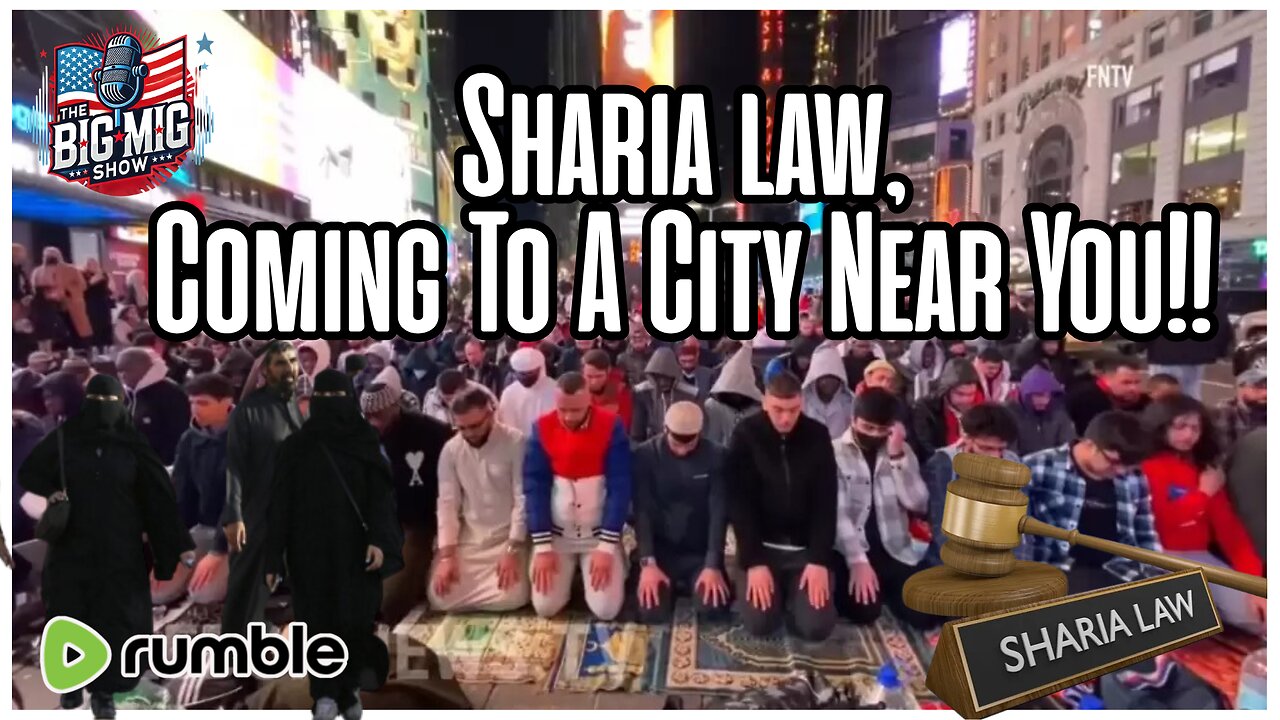 Sharia law, Coming To A City Near You!!