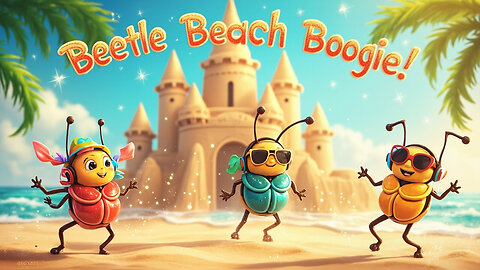 Beetle Beach Boogie 🪲🌴 | Tiny Dancers, Big Fun!