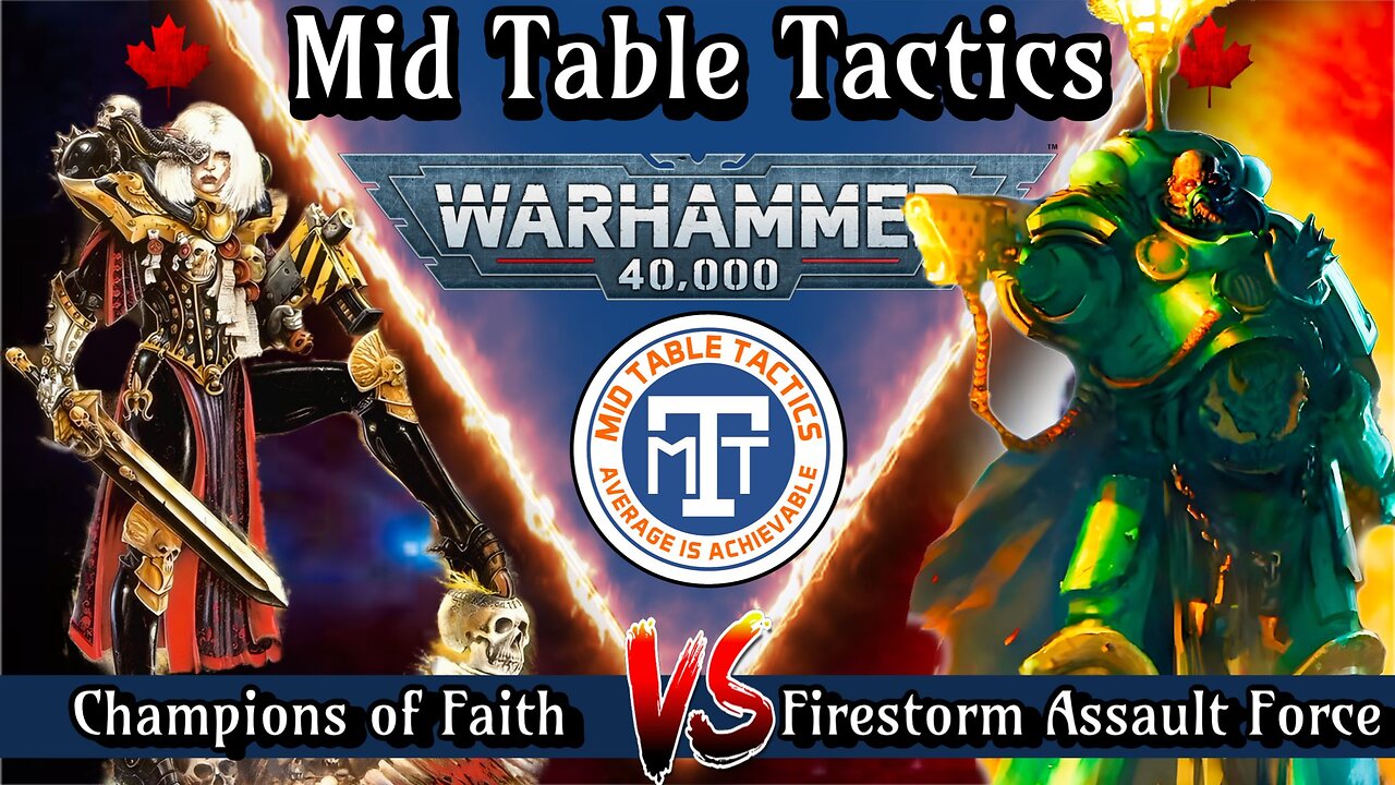 Warhammer 40k Battle Report: Salamanders VS Adepta Sororitas