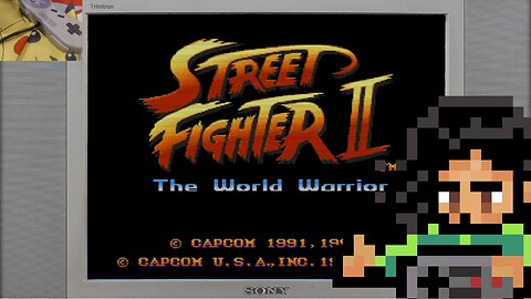 Street Fighter 2 (1991) SNES Hardest Difficulty with Ryu Playthrough.