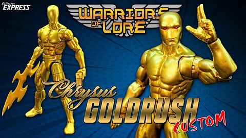 Marvel Legends Custom Original Character Chrysus - GOLDRUSH - Custom Showcase