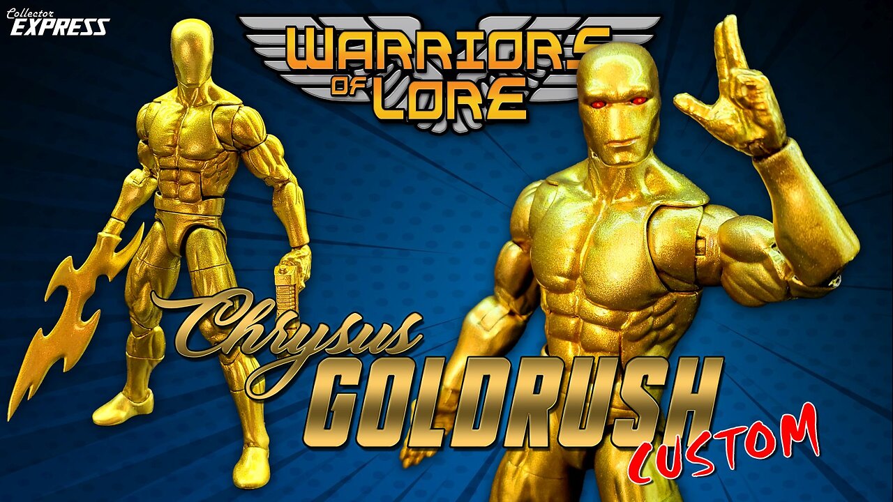 Marvel Legends Custom Original Character Chrysus - GOLDRUSH - Custom Showcase