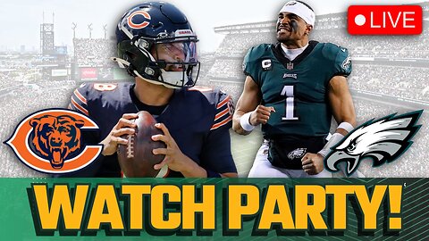 ⚡ Eagles vs Bears LIVE! Game Reactions, Play Breakdown & Fan Hangout!