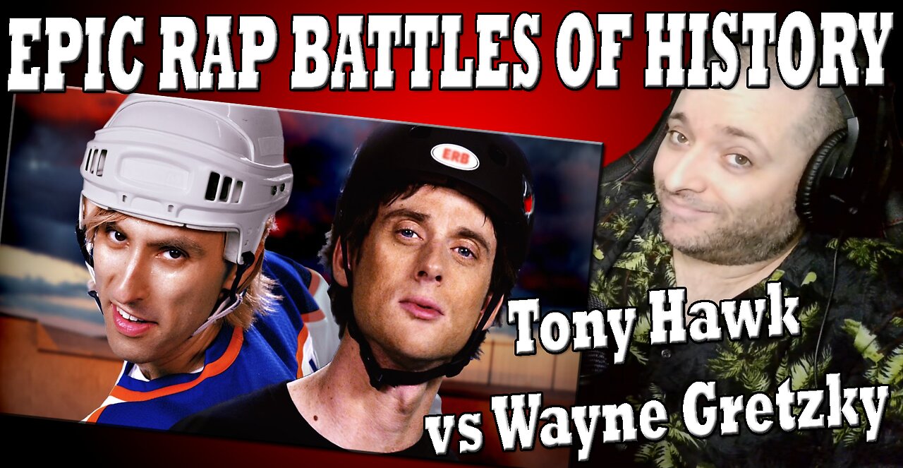 Tony Hawk vs Wayne Gretzky | Epic Rap Battles | First Time Watching | Skater vs Slapshot! 🛹🏒