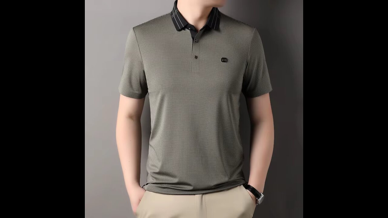 Light luxury brand short sleeve POLO shirt