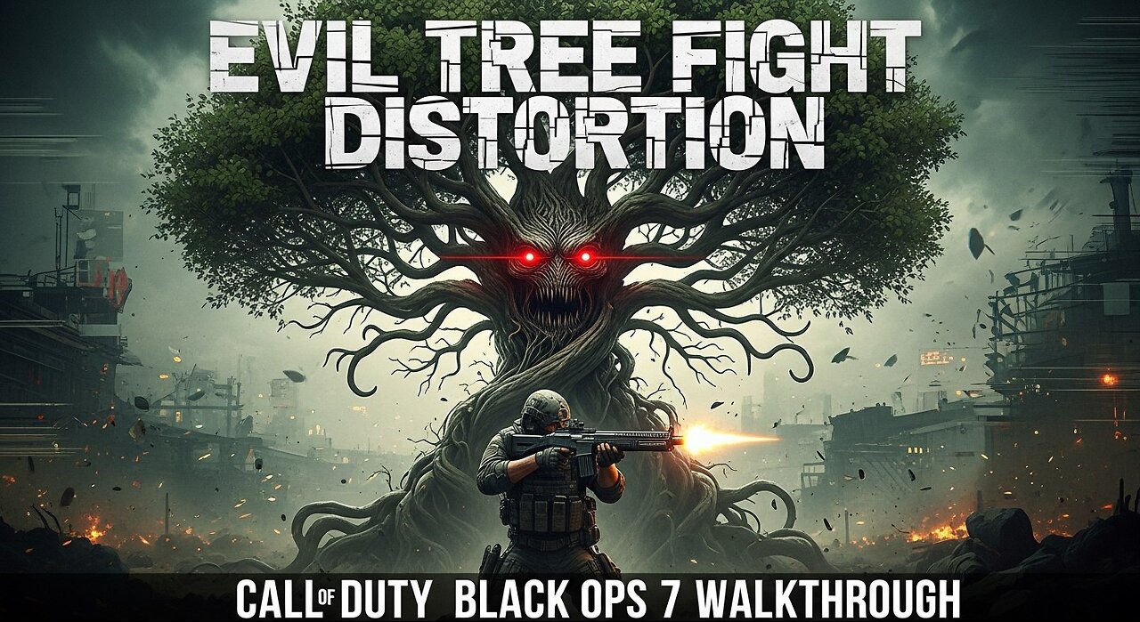 Evil tree fight. Distortion ► Call of Duty Black OPS 7 walkthrough