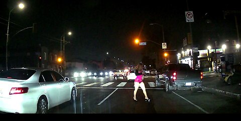 Night mood in South Los Angeles, California