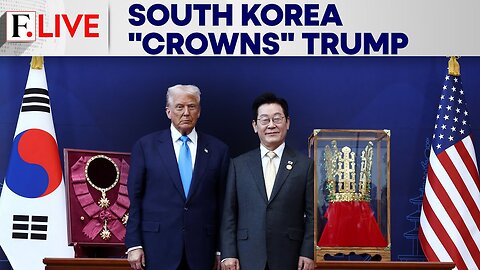 Trump Gets South Korea’s Highest Civilian Award Ahead of Xi Jinping Meeting | Firstpost Live | N18G
