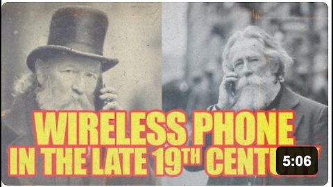 Wireless Phone in The Late 19th Century