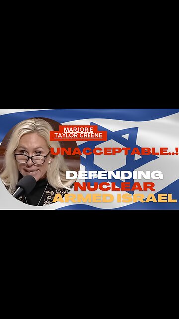 #shorts Defending nuclear armed Israel - Marjorie Taylor Greene