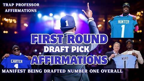 1st Round Draft Pick ( Powerful Sports Affirmations) Visualizer Loop #nfldraft