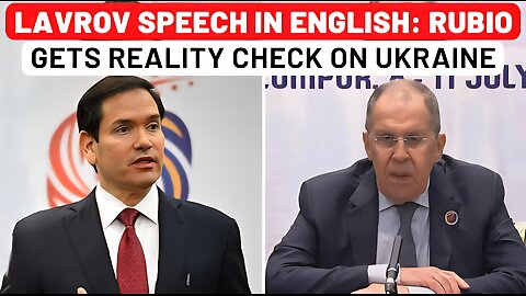 Full: Lavrov Shocks Rubio, Then Goes Dark on Ukraine With Big Surprises After Closed-Door Talks