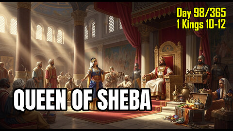 Day 98/365 - "...Scourge You With Scorpions" | Solomon Dies | Jeroboam vs Rehoboam #bible #1kings