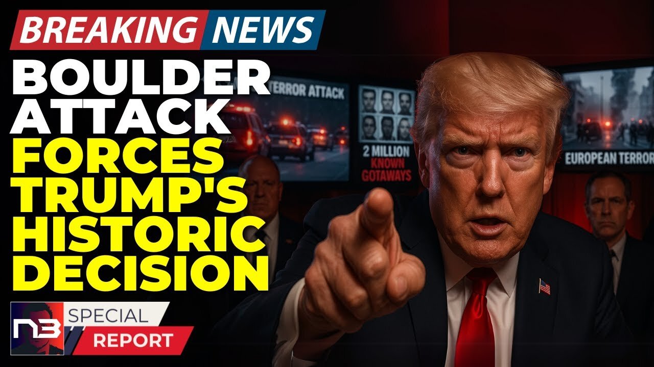 Breaking: The Boulder Attack Detail That Forced Trump's Hand Will Terrify You