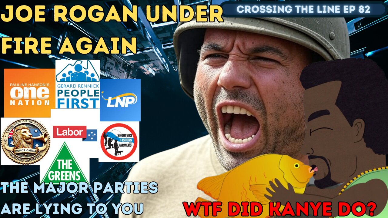 ATTACK ON JOE ROGAN, LIES FROM THE LEFT AND RIGHT IN THE UPCOMING ELECTION AND KANYE WEST... AGIAN