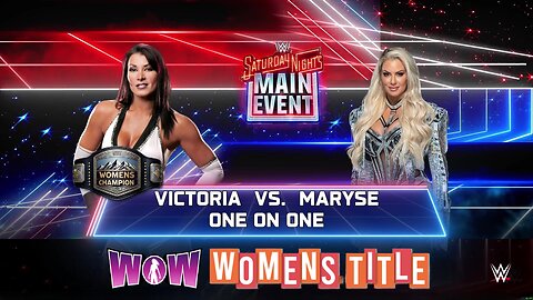 WWE 2k25 Victoria(c) vs Maryse WomensTitle