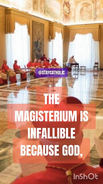 THE MAGESTIRIUM IS INFALLIBLE #truth #jesus #christ #king #mary #joseph #ihs #church #bible #christ