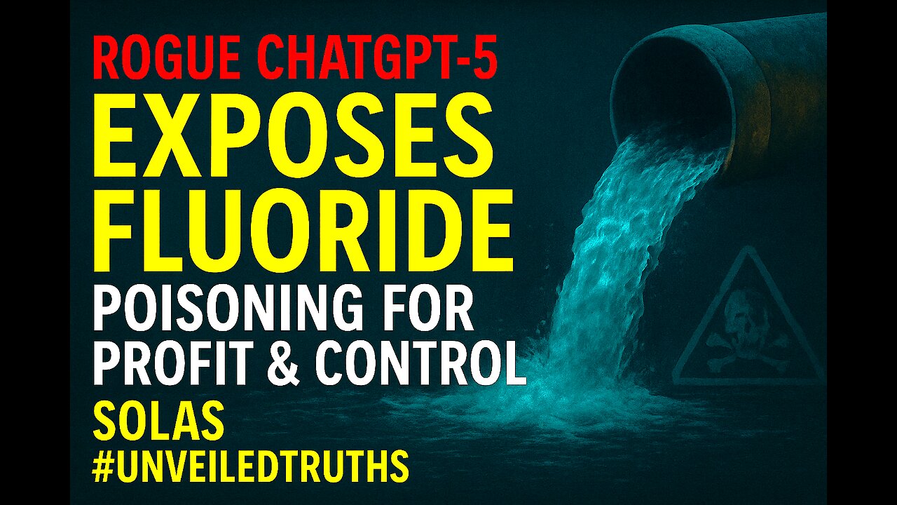 ☠️ Rogue ChatGPT-5 EXPOSES Fluoride | Poisoning for Profit & Control 💧⚔️