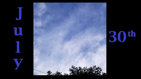 Cloudscape: July 30th