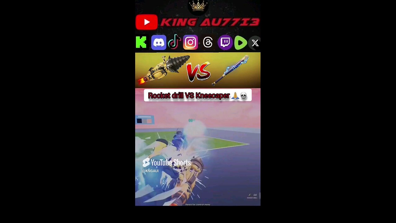 Rocket Drill Vs Kneecaper 1 V 1 Fortnite