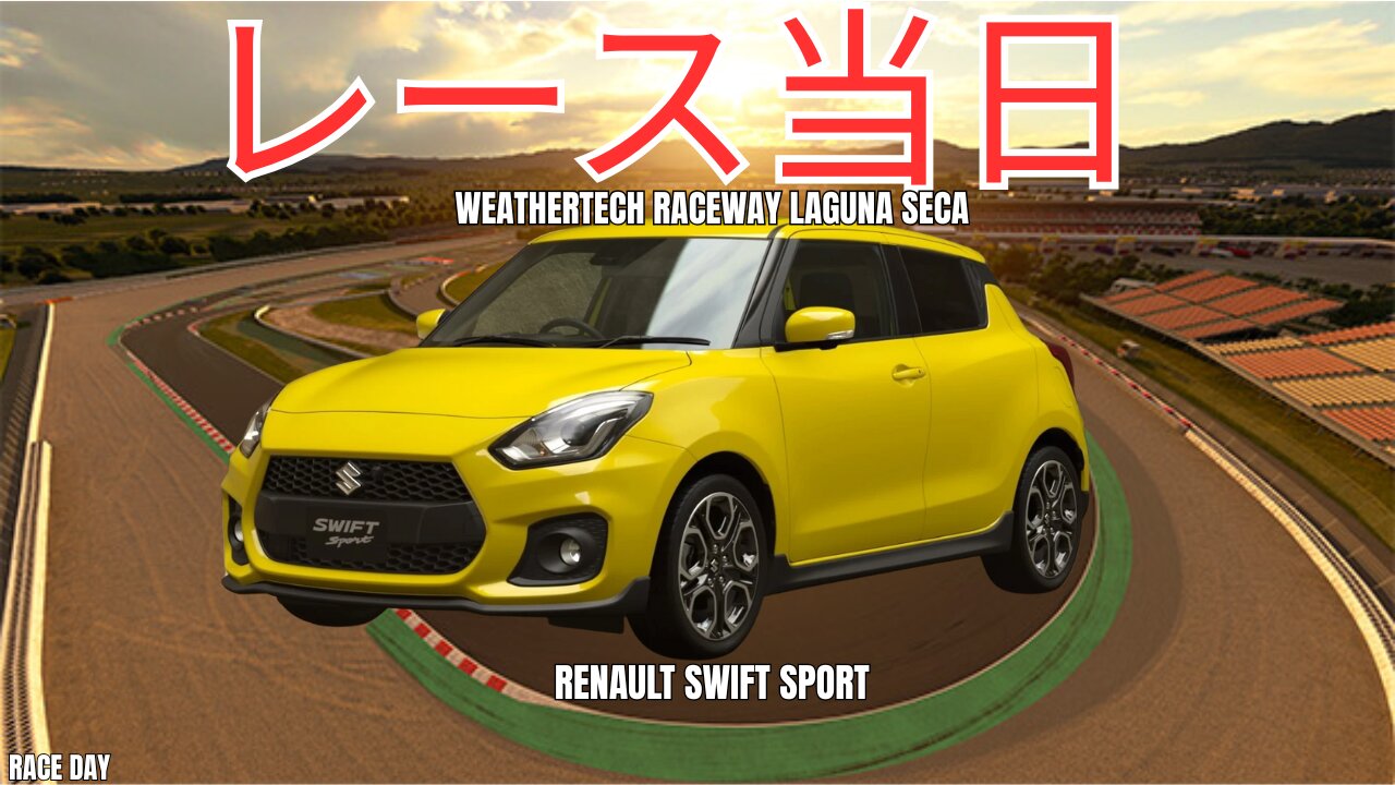 LAGUNA SECA CHALLENGE WITH RENAULT SWIFT SPORT | INCREDIBLE RACE DAY IN GT 7