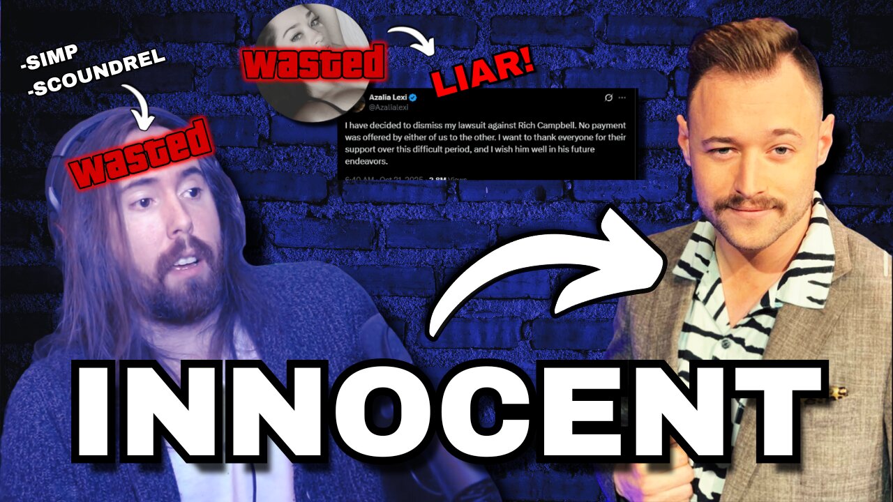 Rich Campbell is INNOCENT - Lawsuit DROPPED - ASMONGOLD is a SIMP