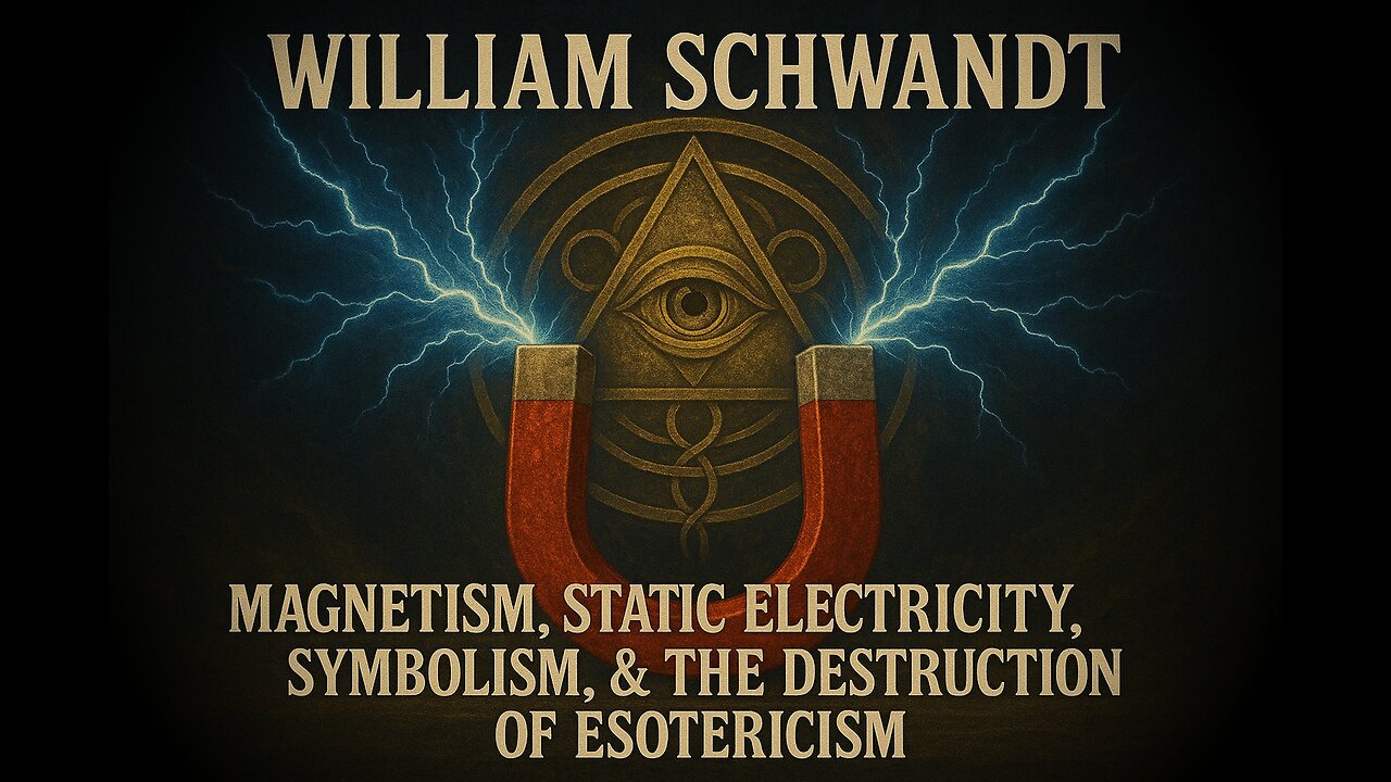 William Schwandt- Magnetism, Static Electricity, Symbolism, & the Destruction of Esotericism