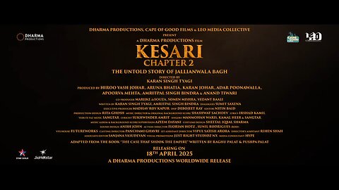 KESARI CHAPTER 2' TEASER IS HERE… #film