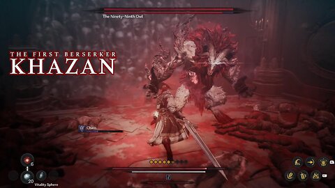 The First Berserker Khazan The Ninety Ninth Owl Boss Fight (PlayStation 5) Gameplay