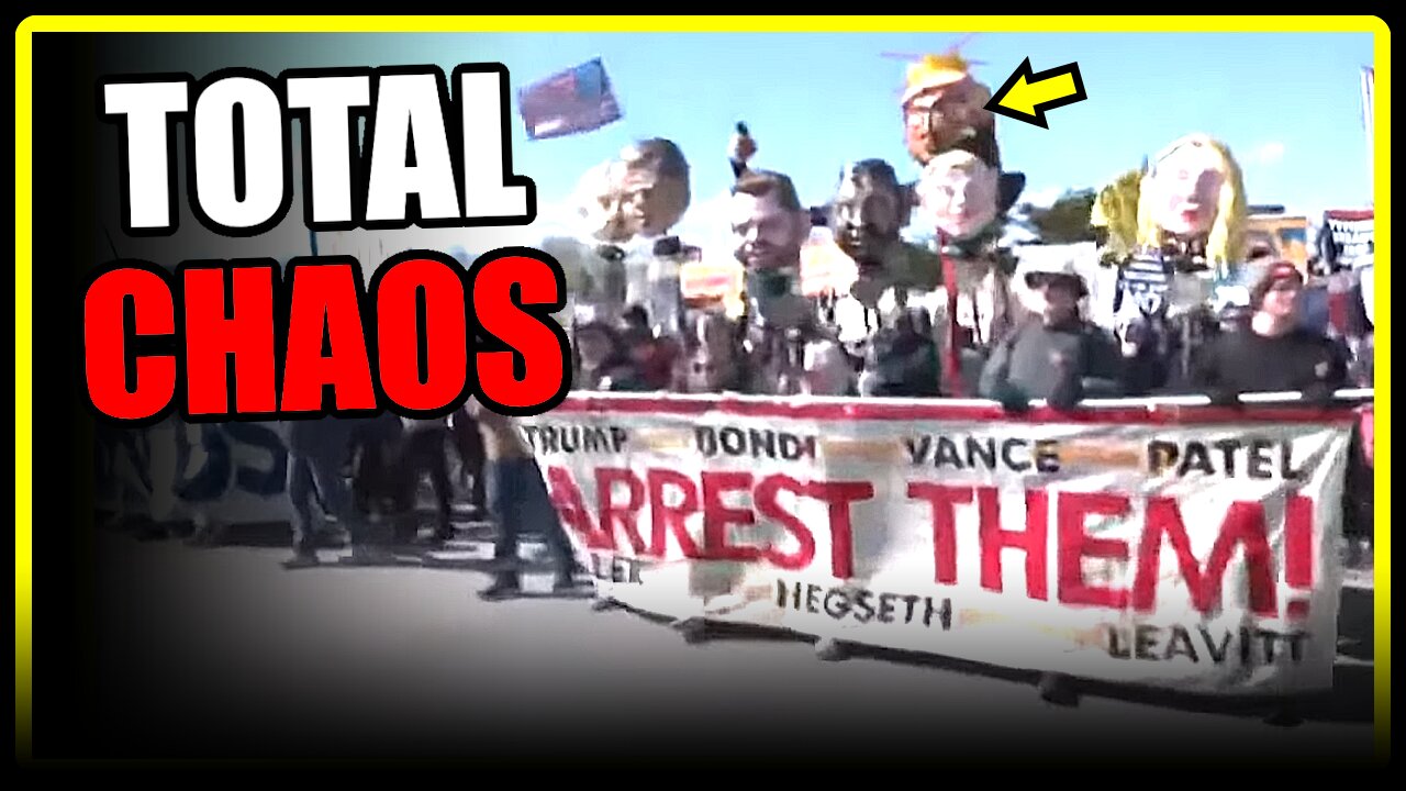 🔴No Kings protest CHAOS.🔴