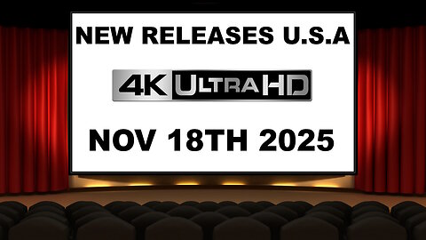 NEW 4K UHD Releases [NOVEMBER 18TH 2025 | U.S.A]