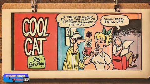 Cool Cat; the booby trap by Jack O’Brien shortvideo #shorts #comics #funny #comicbookprimetv #humor