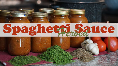 Herbed Spaghetti Sauce Canning Recipe for Beginning Canners